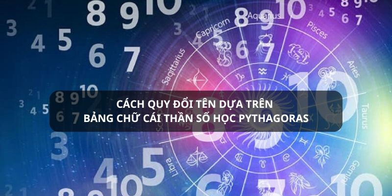 Chi tiết cách thức quy đổi tên theo bảng chữ cái thần số học Pythagoras