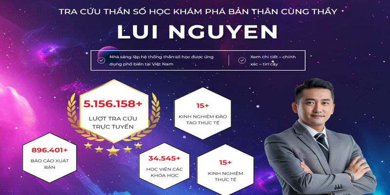 Thầy Lui Nguyễn với những khóa học thần số học bổ ích