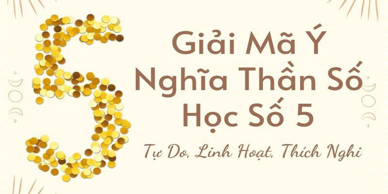 Người mang số 5 là người linh hoạt, yêu thích sự tự do và dễ thích nghi